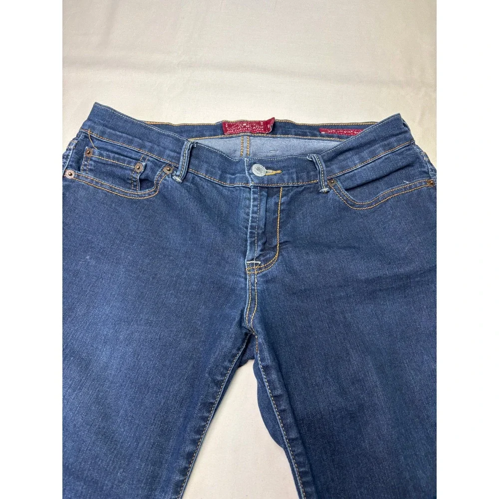 Lucky Brand Sweet Straight Dark Wash Ankle Jeans 4/27 W30 L29 Straight Leg Denim